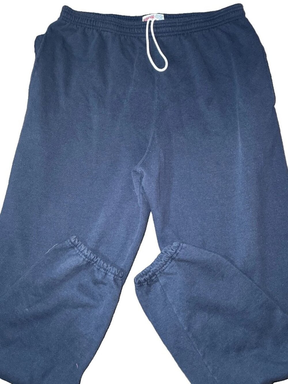Vintage Soffee Sweatpants Mens (XLarge) Navy Blue Charcoal Color Drawstring